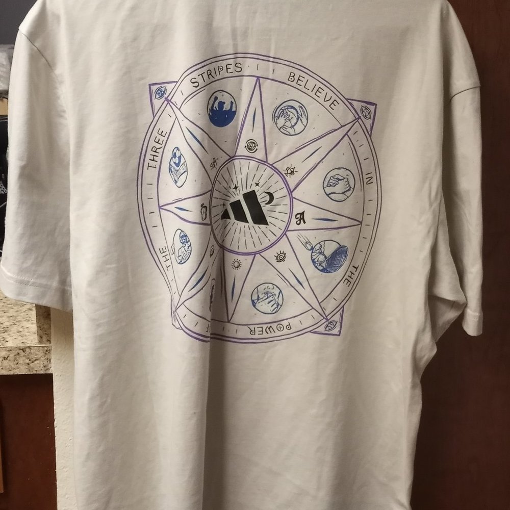 Adidas celestial tee shirt